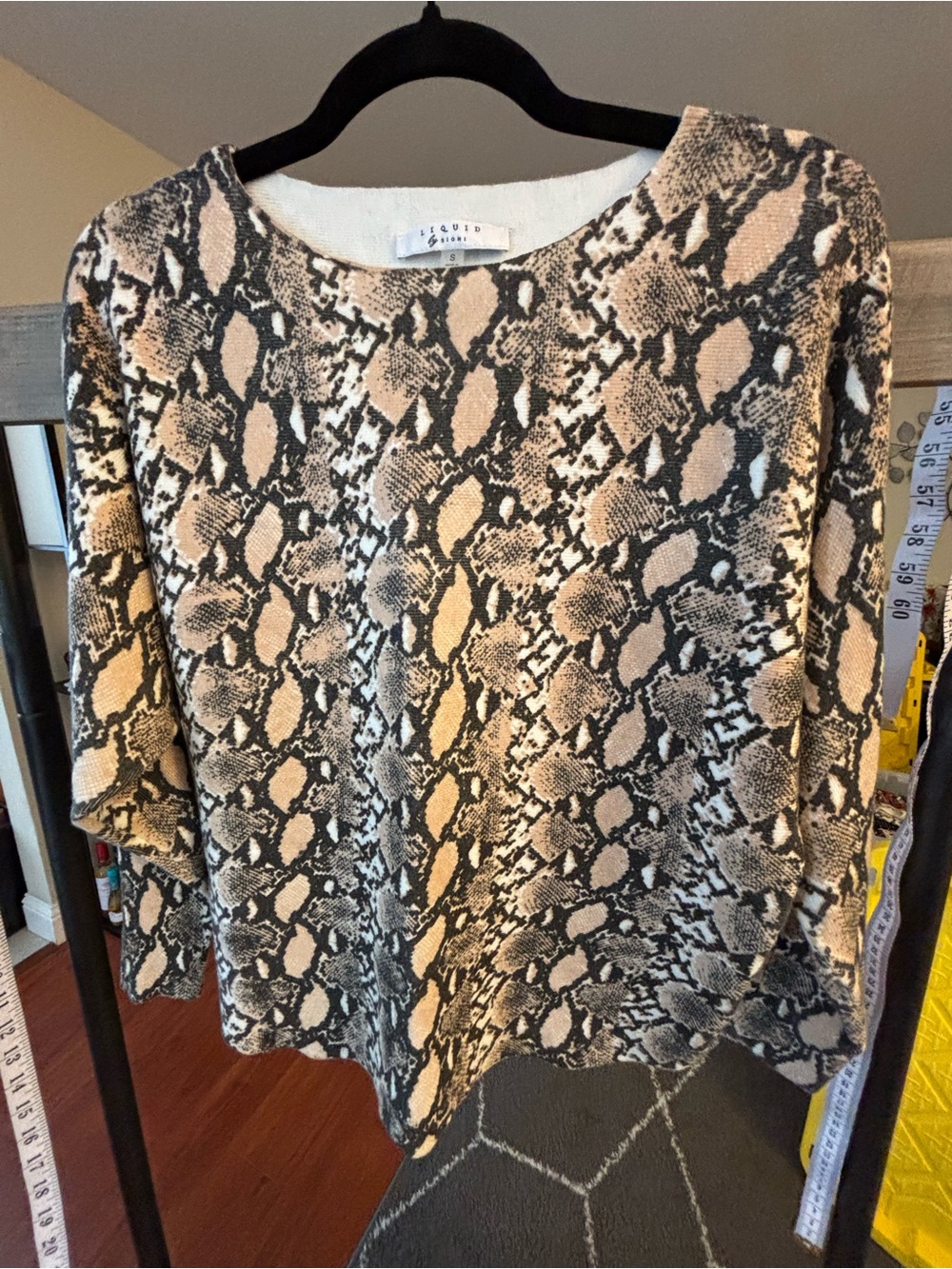 Snake-Print Sweater by Liquid Sione